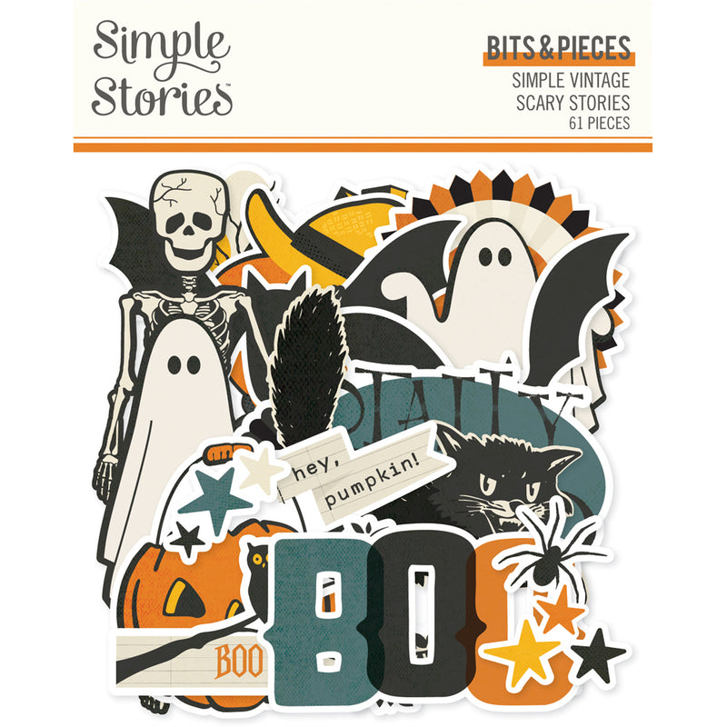 Simple Stories - Bits & Pieces - Simple Vintage Scary Stories, 22817