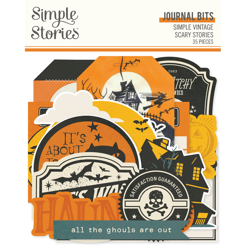 Simple Stories - Journal Bits - Simple Vintage Scary Stories, 22818