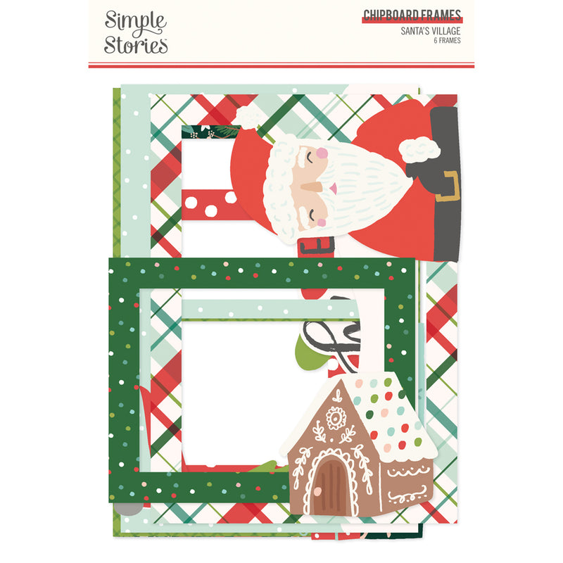 Simple Stories - Chipboard Frames - Santa's Village, 23023