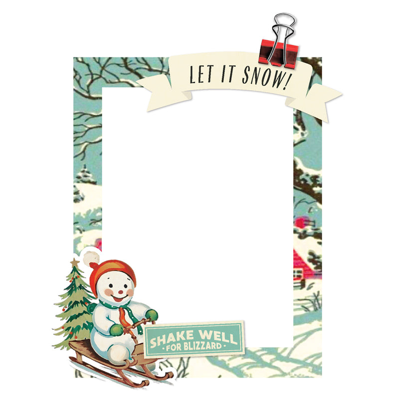 Simple Stories Chipboard Frames - Simple Vintage Holly Jolly, 23324