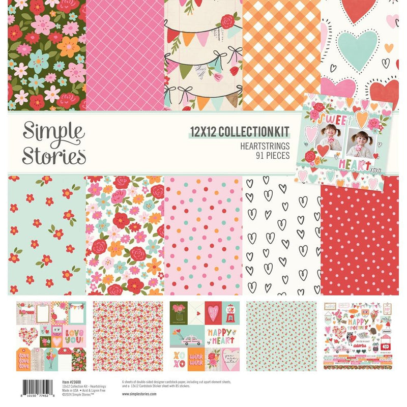 Simple Stories - 12x12 Collection Kit - Heartstrings, 23600