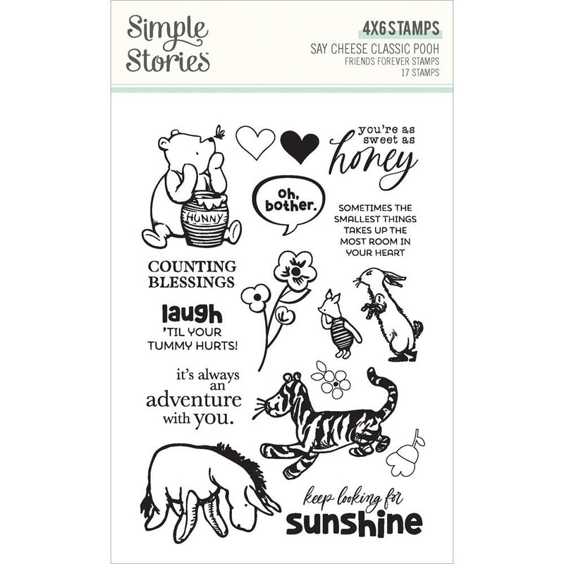 Coming Soon - Simple Stories Stamps - Friends Forever - Say Cheese Classic Pooh, 23917