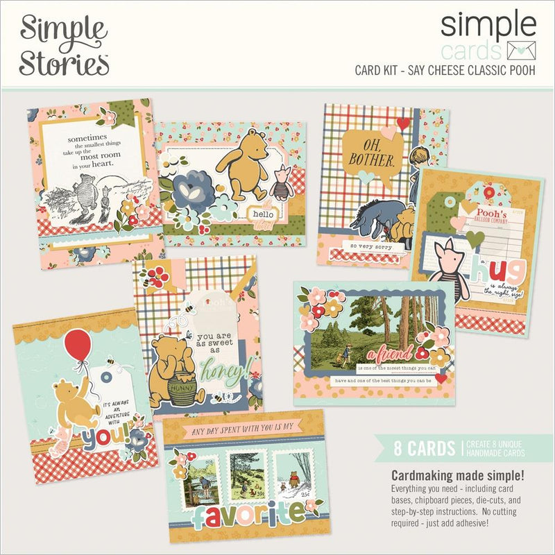 Coming Soon - Simple Stories Simple Cards Card Kit - Say Cheese Classic Pooh, 23932