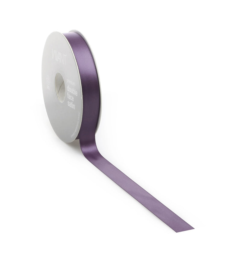 Vivant - Double Faced Satin Ribbon - Old Purple, 3301.2516.32