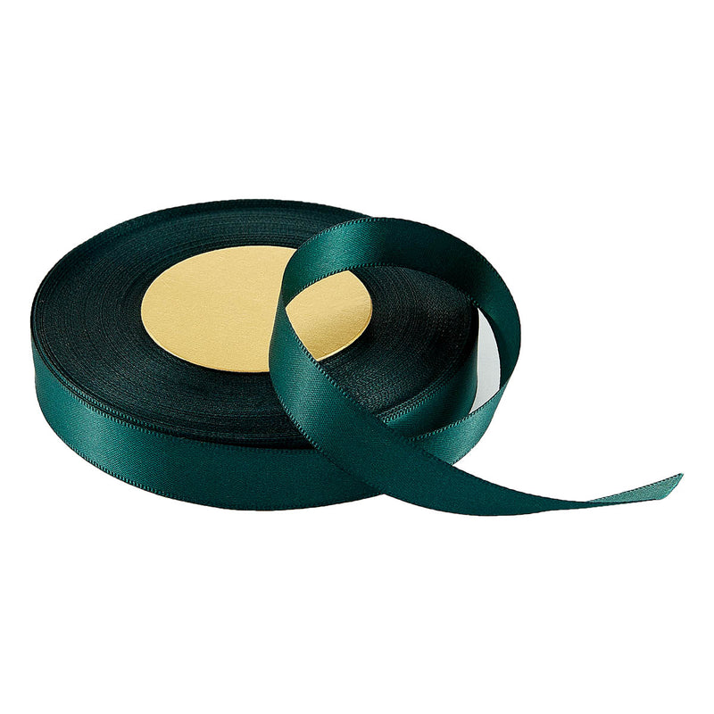 Vivant - Double Faced Satin Ribbon - Dark Green, 3301.2516.69