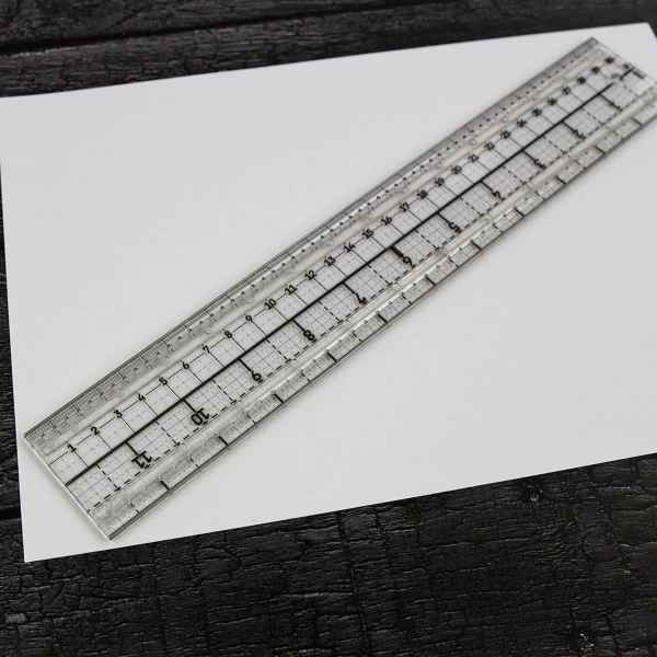 Tonic Studios by Tim Holtz - Media Ruler 12x2, 4634EUS