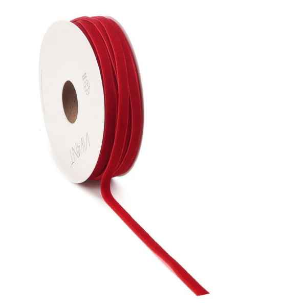 Vivant - Velvet Narrow Ribbon - Velvety Warm Red, 4700.2006.21