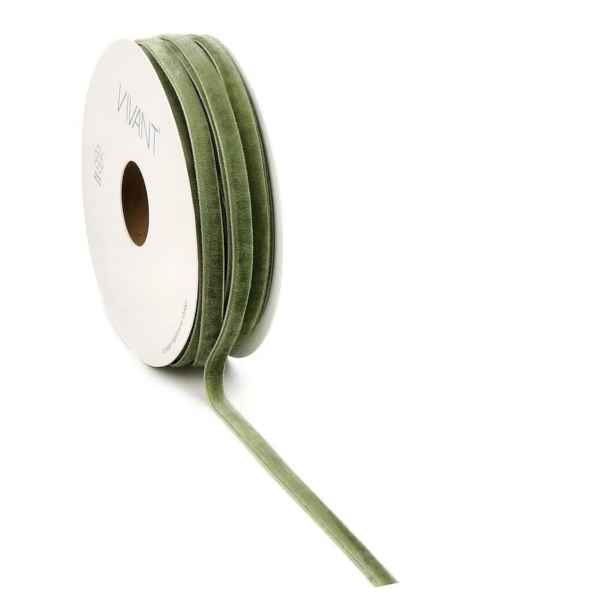 Vivant - Velvet Narrow Ribbon - Velvety Moss, 4700.2006.66