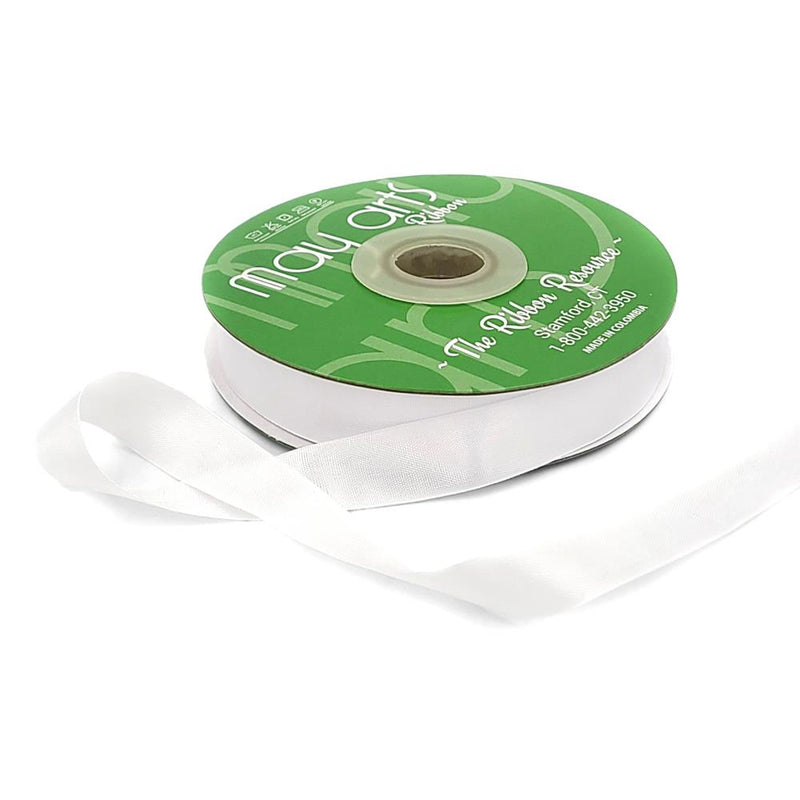 May Arts - Seam Binding Ribbon 5/8x50', 600-58-01N