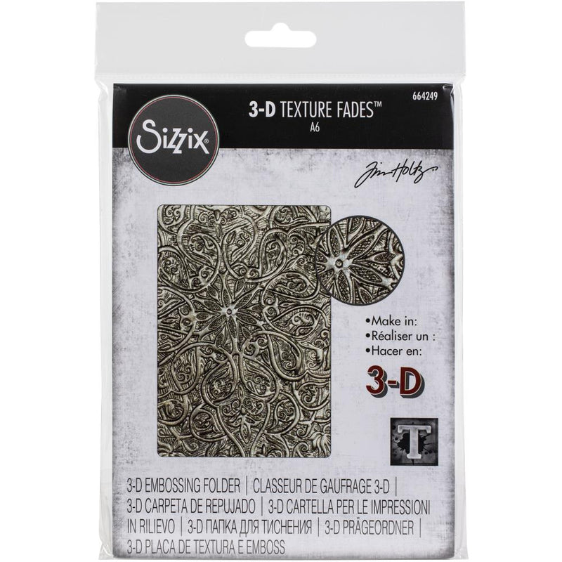 Sizzix 3-D Texture Fades - Engraved, 664249 by Tim Holtz