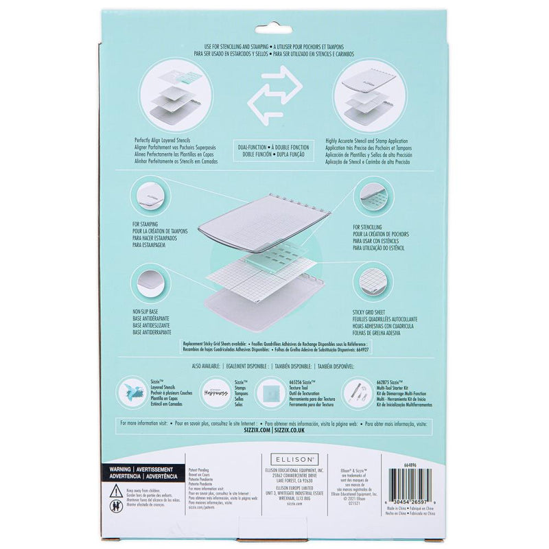 Sizzix - Stencil & Stamp Tool, 664896