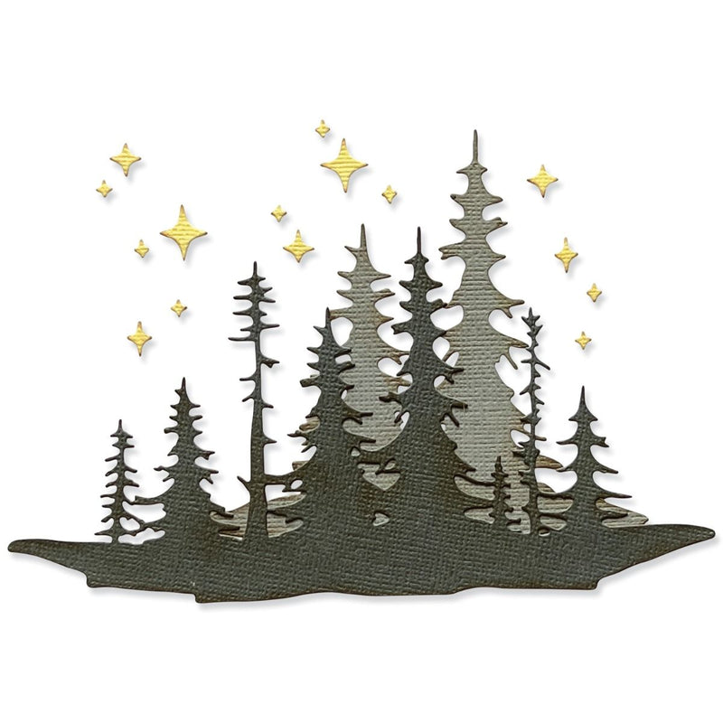 Sizzix Thinlits Dies - Forest Shadows, 666334 by Tim Holtz