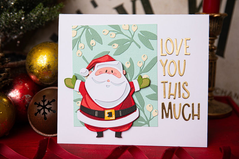 Sizzix Thinlits Dies - Santa Greetings Colorize, 666338 by Tim Holtz