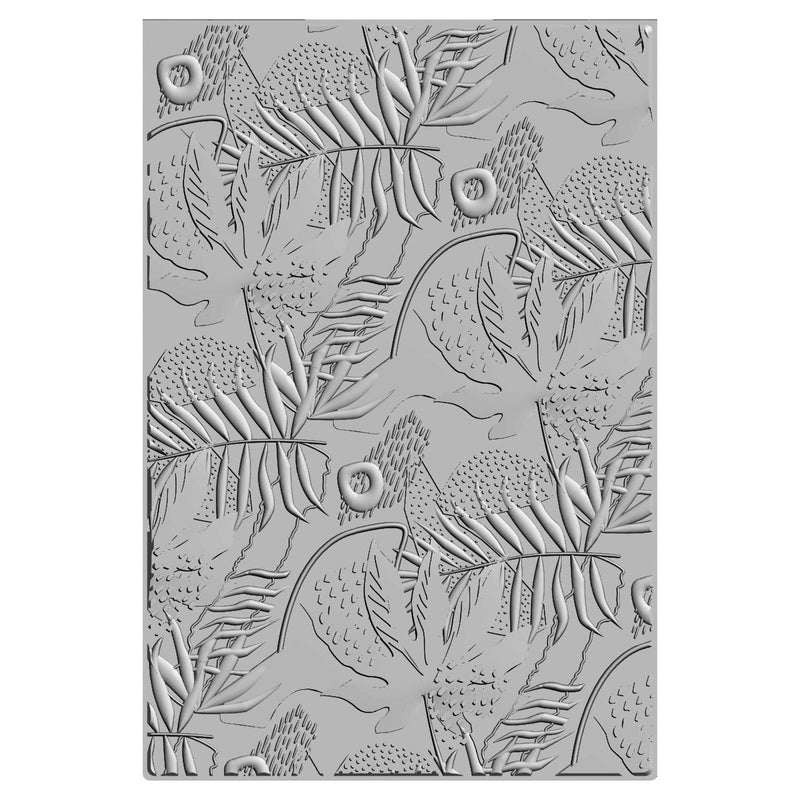 Sizzix 3-D Textured Impressions Embossing Folder - Jungle Textures, 666605 by Catherine Pooler