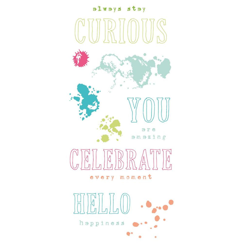 49 & Market - Clear Stamp Set - Hello You, 666630 by: Sizzix