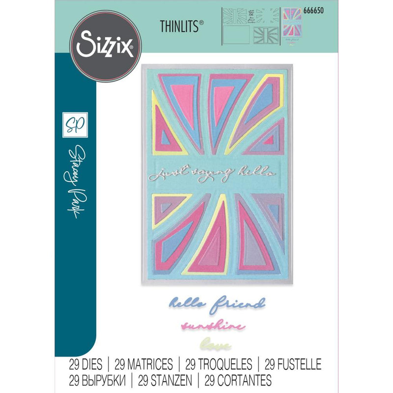 Sizzix Thinlits Die Set - Cosmopolitan, Swank Spirals, 666650 by Stacey Park