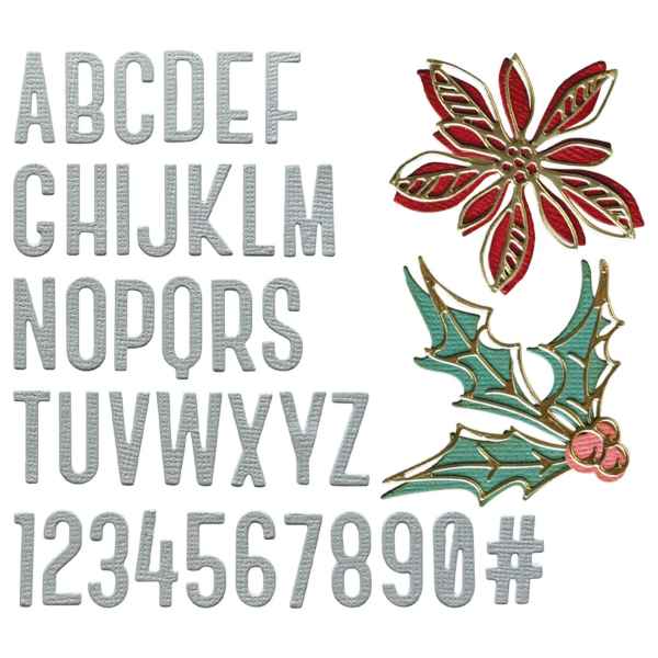 Sizzix Thinlits Die Set - Vault Seasonal Sketch, 666719 by: Tim Holtz