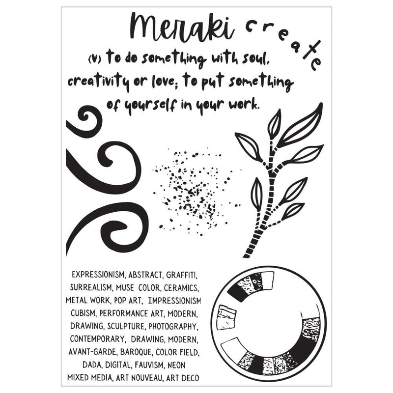 Coming Soon - Sizzix Studio -  Clear Stamp & Stencil Set - Create, 666754 by Cat Kerr