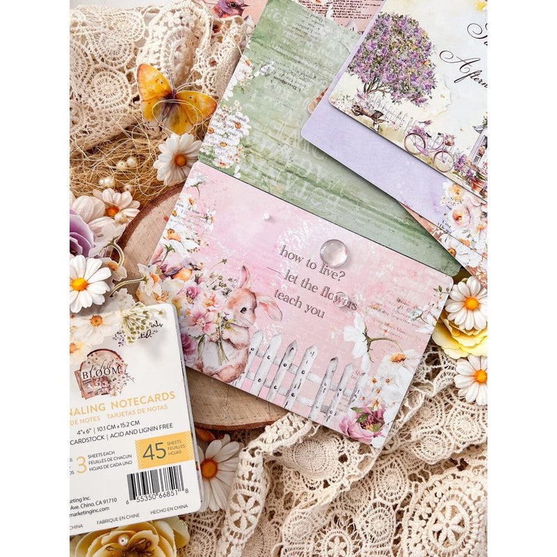 Prima Marketing 4x6 Journaling Cards - In Full Bloom, 668518