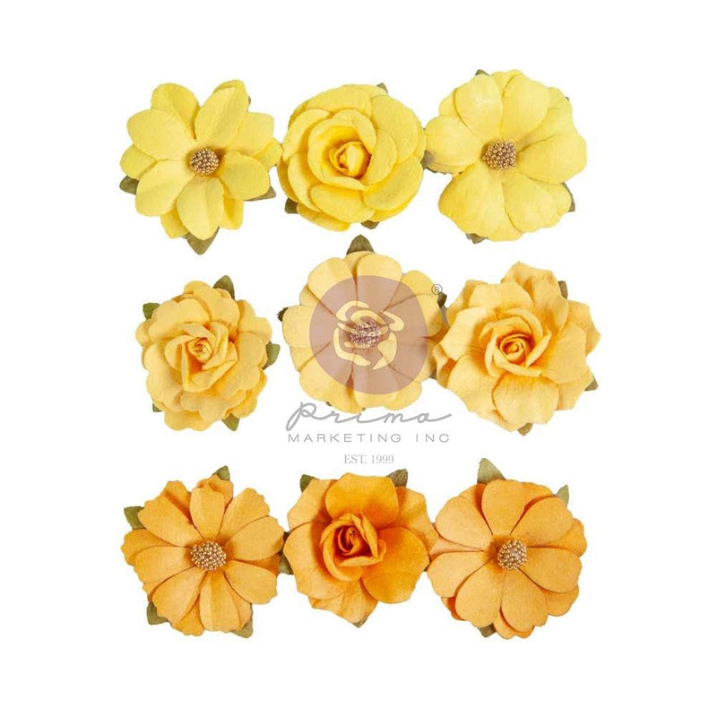 Prima Marketing Paper Flowers - Warm Sunshine, 668594