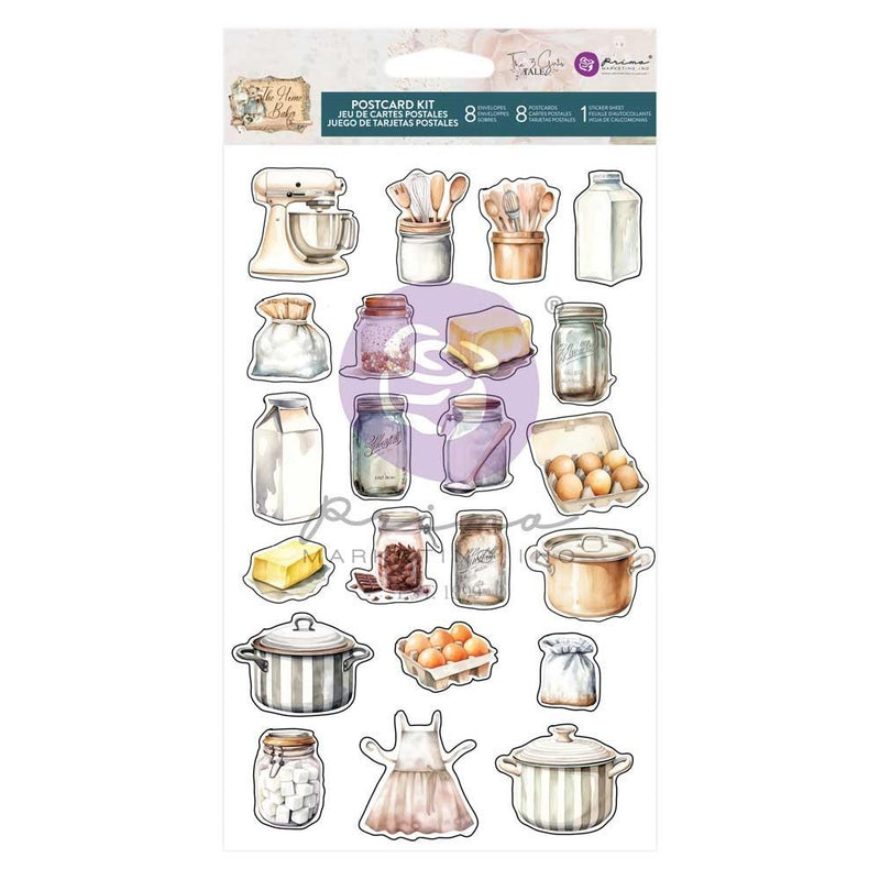 Prima Marketing Stickers 5Pc - The Home Baker, 672690 by: The 3 Girls Tale