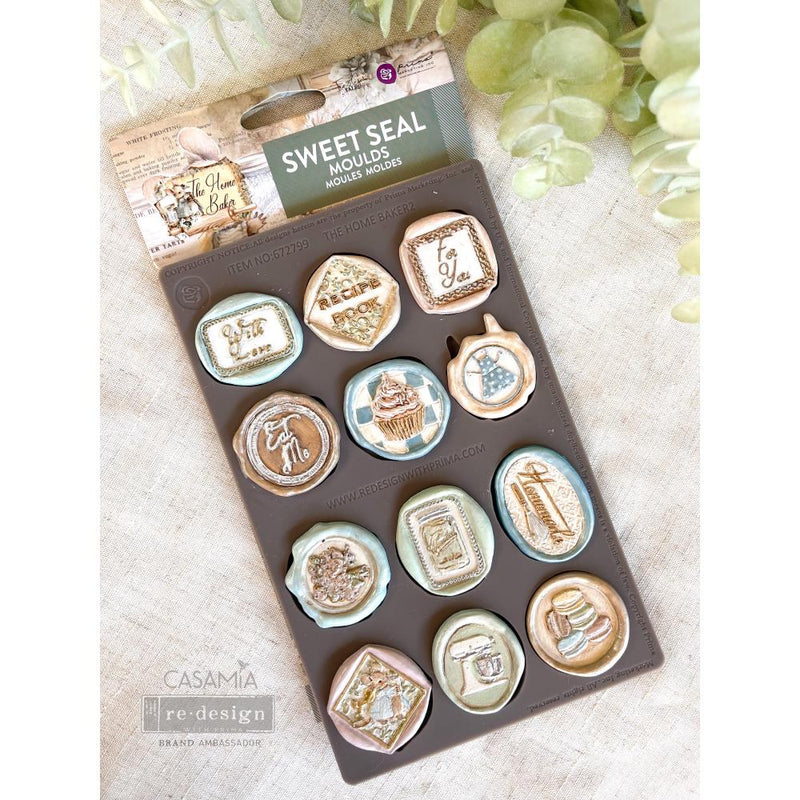 Prima Marketing Decor Mould 5x8 - Sweet Seal- The Home Baker, 672799