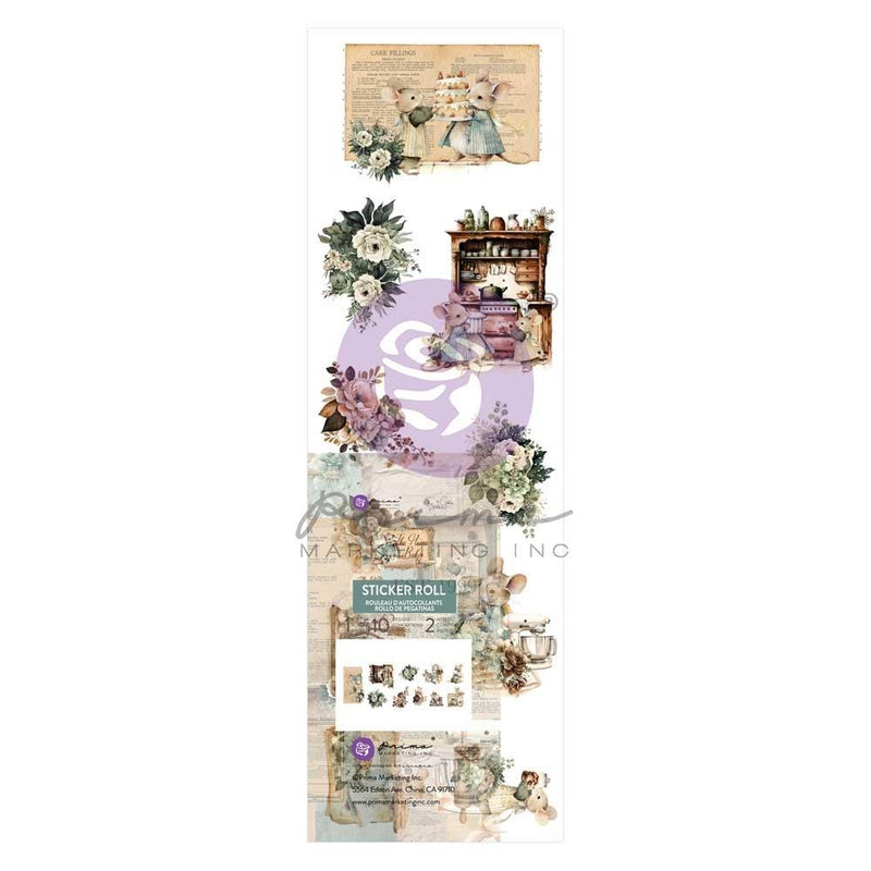 Prima Marketing Sticker Roll - The Home Baker, 672843 by: The 3 Girls Tale