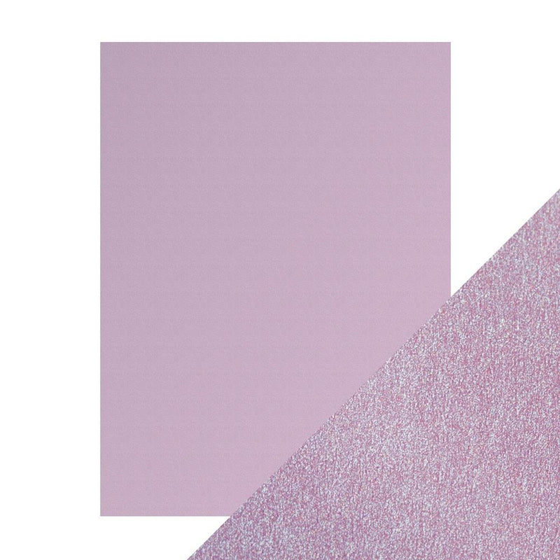 Craft Perfect Pearlescent Cardstock 8.5X11 5Pc - Gleaming Lilac, 9534E