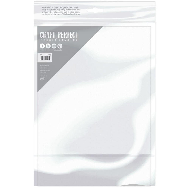 Craft Perfect Smooth Cardstock A4 5/Pc - White, 9567E