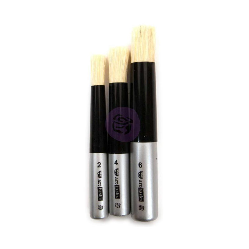 Finnabair - Art Basics - Dabbing Brush Set 3/Pkg, 965228