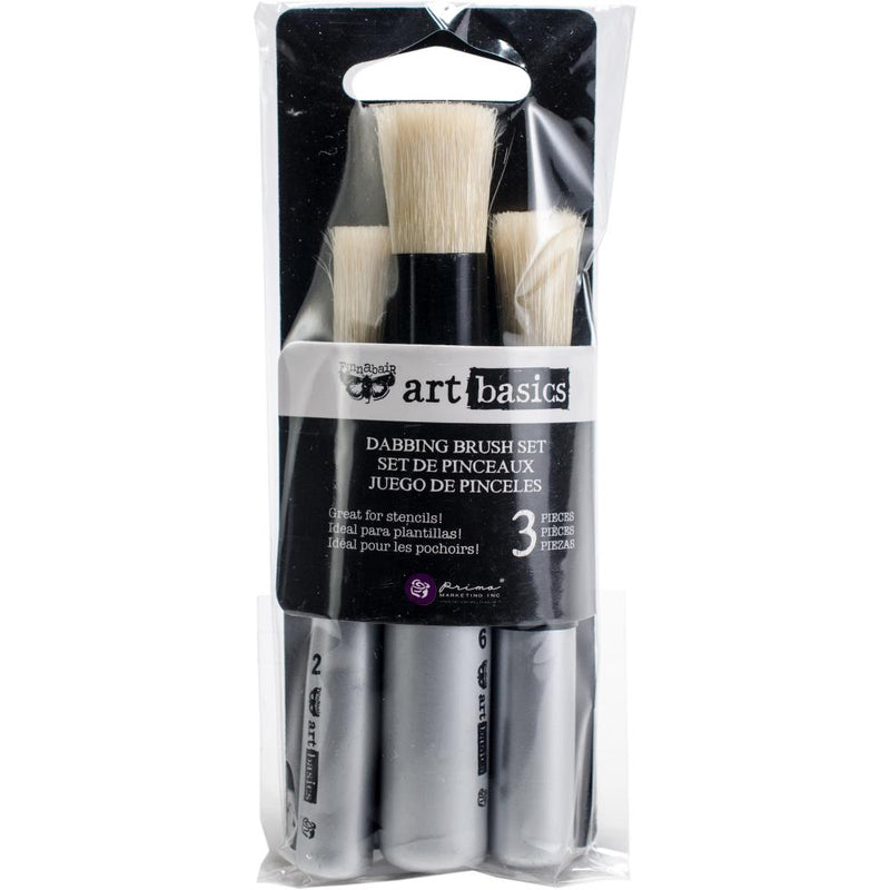 Finnabair - Art Basics - Dabbing Brush Set 3/Pkg, 965228