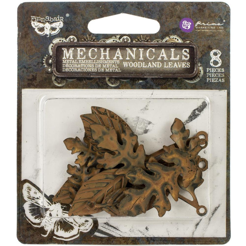 Finnabair Mechanicals -Woodland Leaves 8Pc, 967161