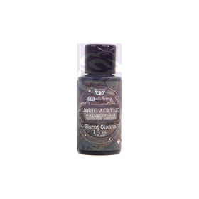 Finnabair Art Alchemy Liquid Acrylic Paint 1oz - Burnt Sienna, 967222