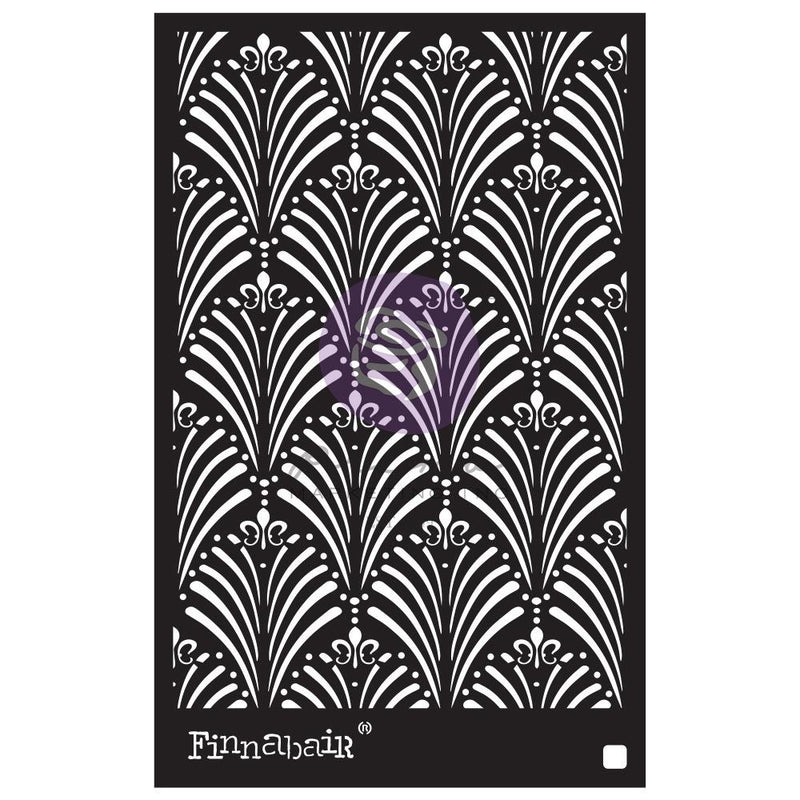 Finnabair Stencil 6x9, Art Deco Wall, 969745