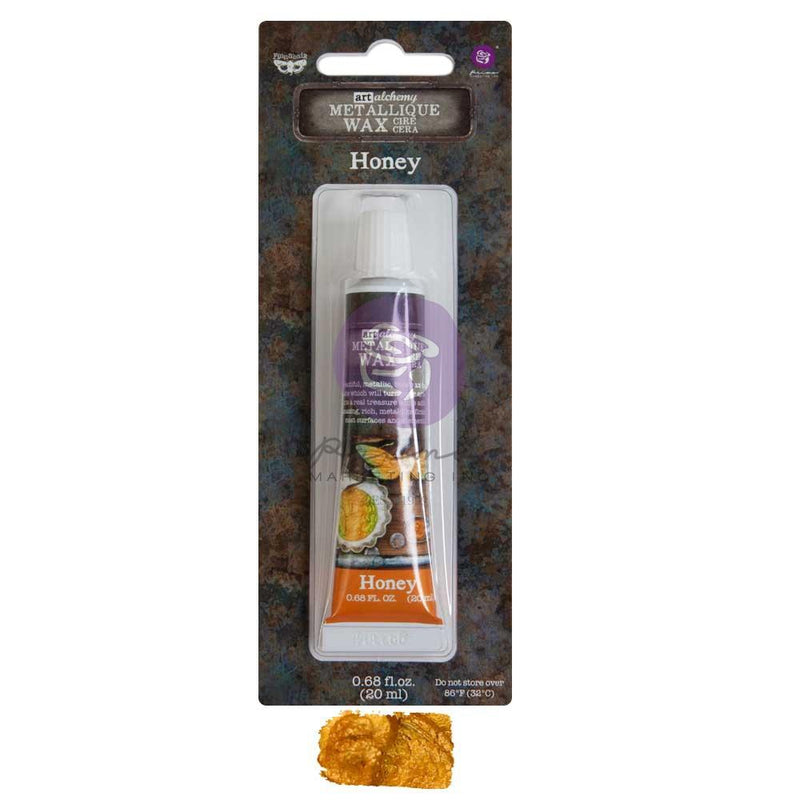 Finnabair - Art Alchemy Metallique Wax .68fl oz, - Honey, 969837