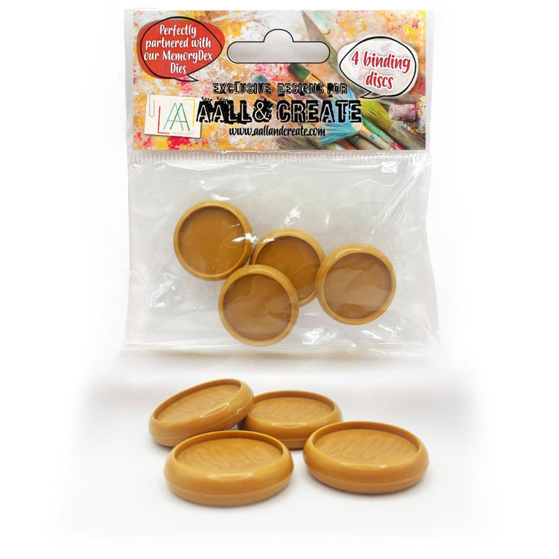 AALL & CREATE - MemoryDex Binding Discs - Caramel, AALL-BD-CAR