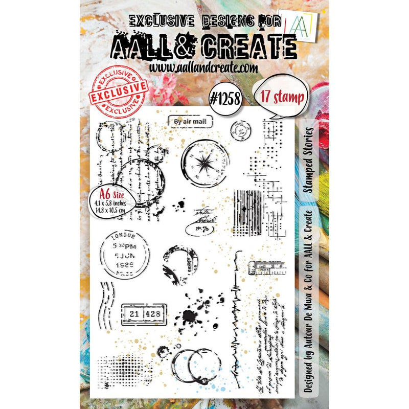 Coming Soon - AALL & Create A6 Clear Stamp Set - Stamped Stories, AALL-TP-1258