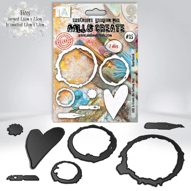 AALL & Create Cutting Die Set - Heartnook, ALLDI035