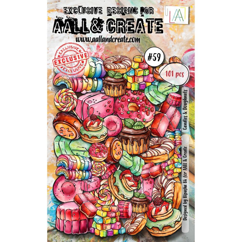 AAll & Create Ephemera - Candies & Doughnuts