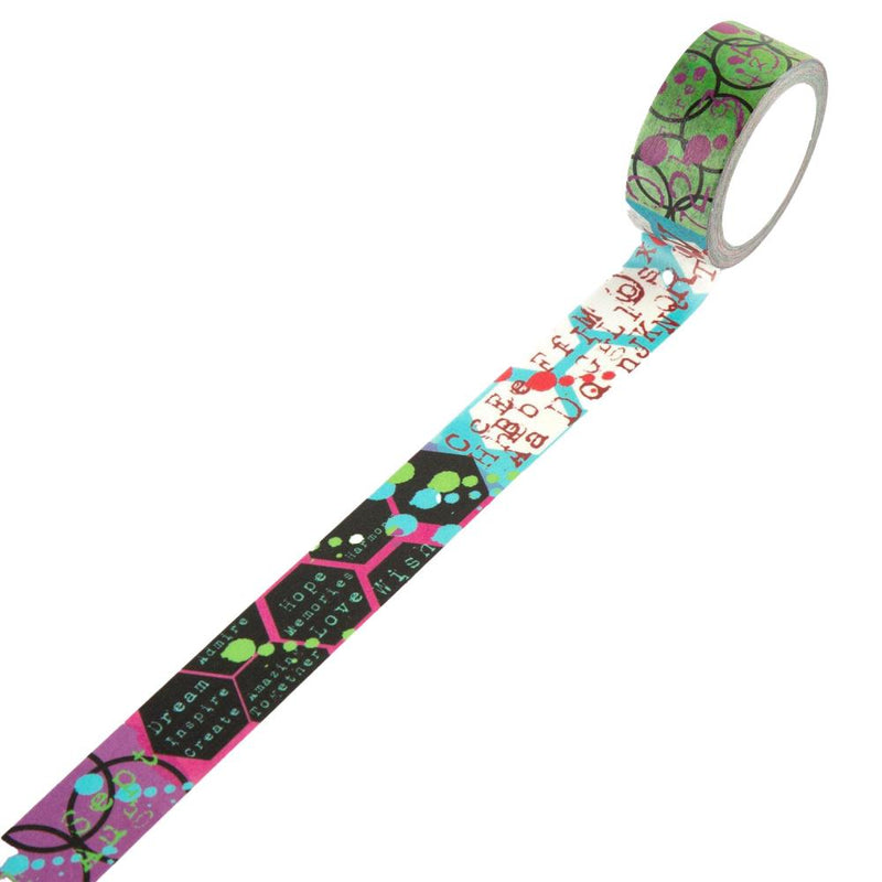 AALL & Create  - Washi Tape Roll - Neon Dreams, ALLMT050