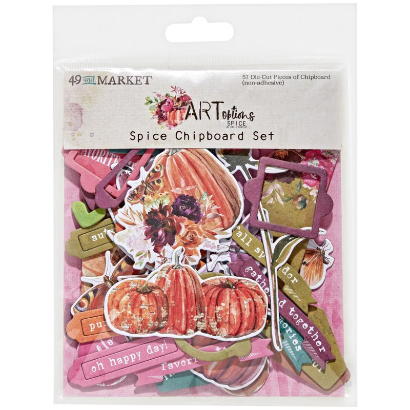 49 & Market - ARToptions Spice - Chipboard Set, AOS25408