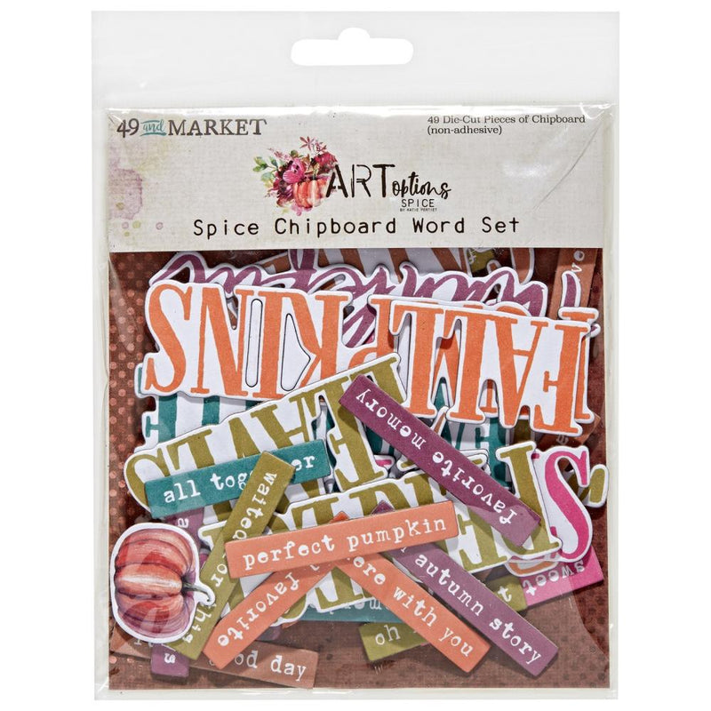 49 & Market - ARToptions Spice - Chipboard Set, AOS25415