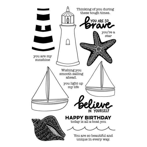 Spellbinders Stamp & Die Bundle - Smooth Sailing, BD-0766 by: Simon Hurley