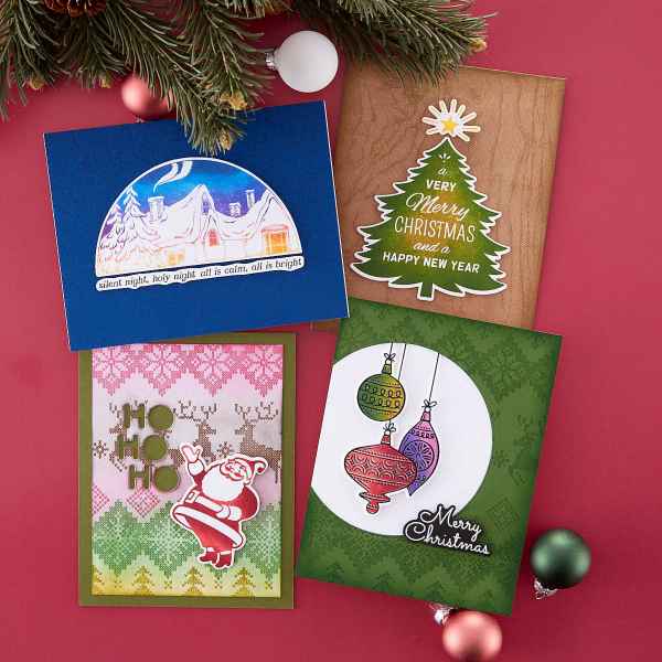 Spellbinders Stamp & Die Bundle - Retro Holiday, BD-0784 by: Simon Hurley