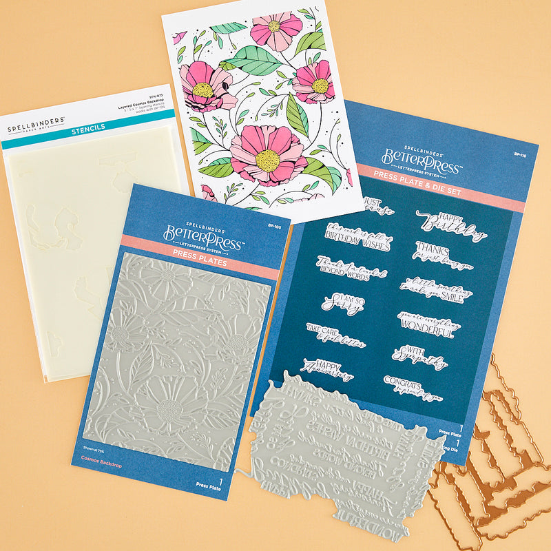 Spellbinders - Cosmo BetterPress Add-On Bundle, BD-0833