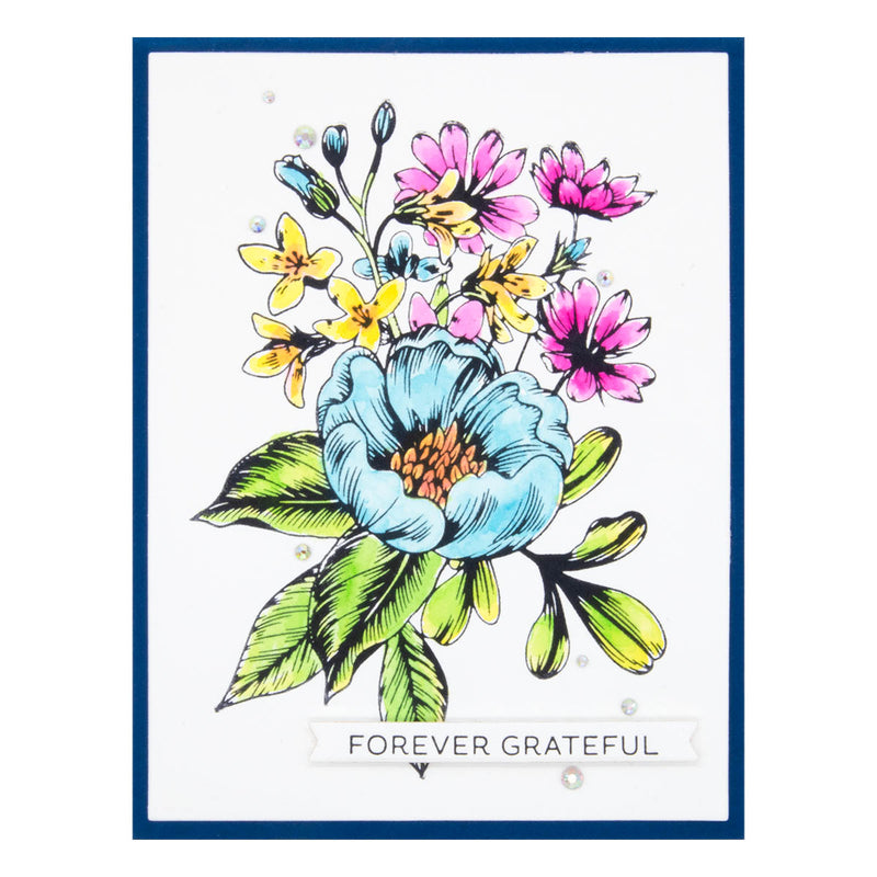 Spellbinders BetterPress Press Plate - Pressed Bouquet, BP-012