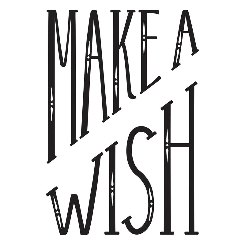 Spellbinders Press Plate - Diagonal Make A Wish, BP-037