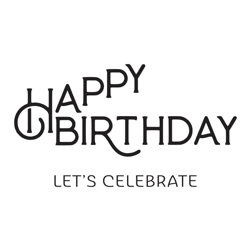 Spellbinders BetterPress Press Plate - Happy Birthday Celebrate, BP-038