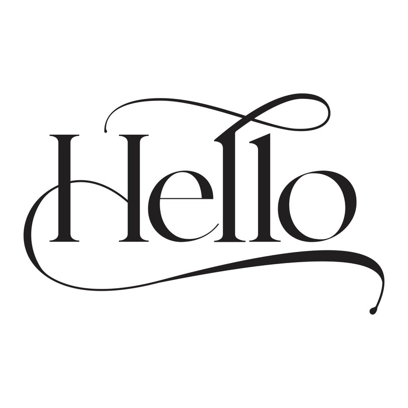 Spellbinders BetterPress Press Plate - Hello, BP-039