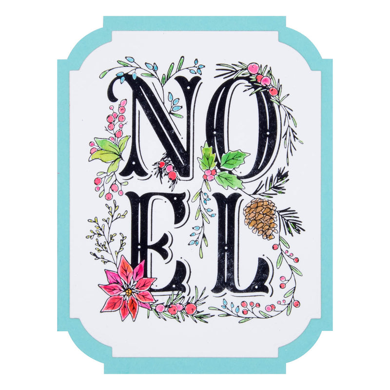 Spellbinders BetterPress Press Plate - Festive Noel, BP-053